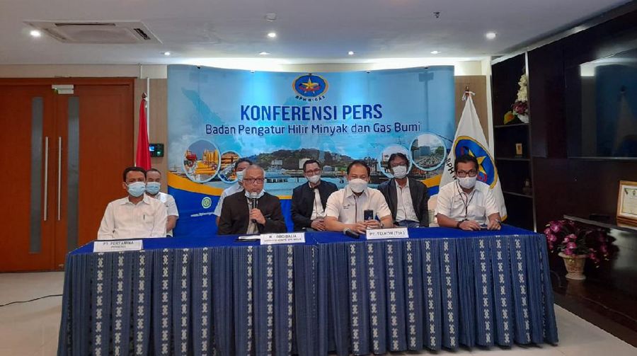 Konferensi Pers BPH Migas (Rahajeng Kusumo)