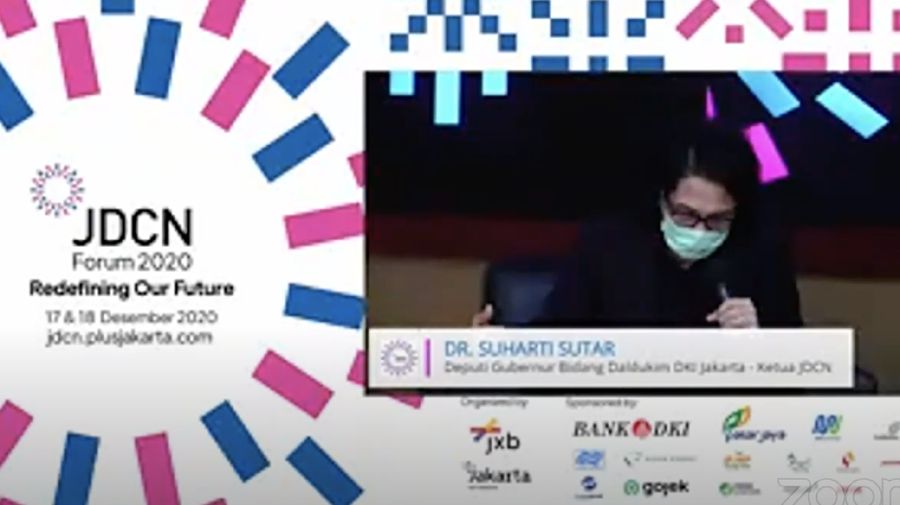Konferensi Pers JDCN Forum 2020. (Tangkapan layar youtube Pemprov DKI Jakarta)