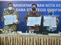 Pertamina Teken MoU Gasifikasi Batu Bara dengan Adaro, INDY