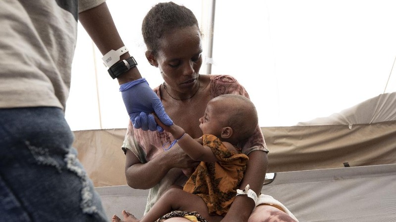 UNICEF bantu anak-anak di Timur Tengah. (AP/Nariman El-Mofty)