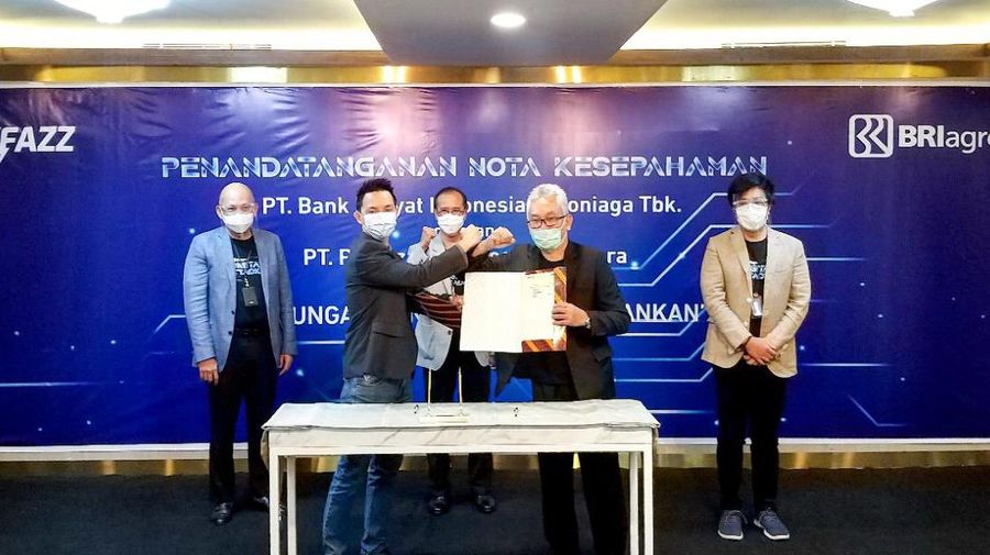 BRI Agro berkolaborasi dengan PAYFAZZ untuk kerjasama agen dan layanan perbankan. Dok:BRI