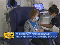 Inggris Mulai Suntikan Vaksin Pfizer