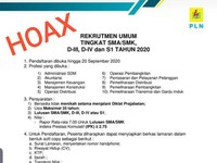 Waspada Penipu! Ada Situs Lowongan Kerja PLN Palsu