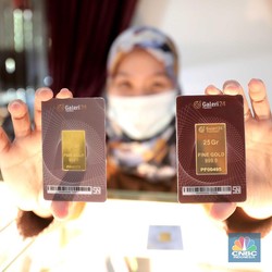 Emas Pegadaian 14 Juli 2024 : Semua Kompak Naik Rp1000!