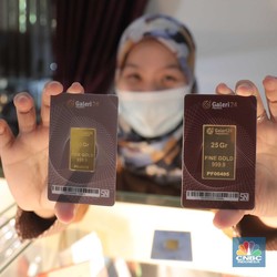 Emas Pegadaian Hari ini Turun Lagi, Jadi Semakin Murah