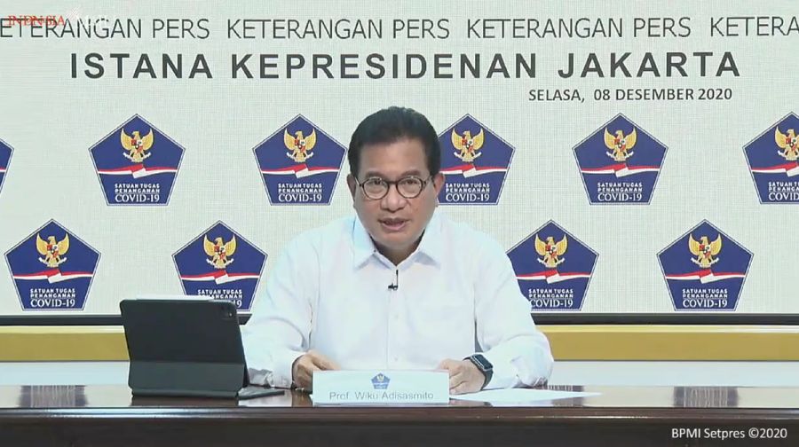 Wiku Adisasmito, Koordinator Tim Pakar dan Juru Bicara Pemerintah Untuk Penanganan Covid-19.  (Tangkapan layar BNPB Indonesia)