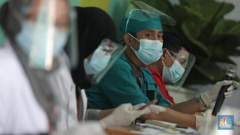 Tempat Pemungutan Suara, TPS 68, Pondok Aren, Tangerang Selatan di Pemilihan Umum Pilkada Walikota Tangerang Selatan (CNBC Indonesia/Muhammad Sabki)