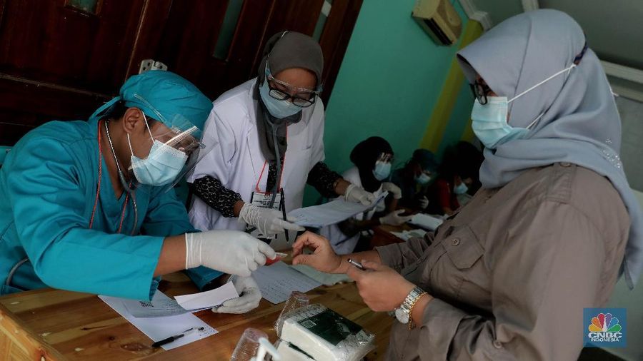 Tempat Pemungutan Suara, TPS 68, Pondok Aren, Tangerang Selatan di Pemilihan Umum Pilkada Walikota Tangerang Selatan (CNBC Indonesia/Muhammad Sabki)