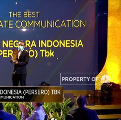 BNI Raih Penghargaan The Best Corporate Communication