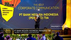 BNI Raih Penghargaan The Best Corporate Communication