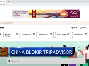 China Blokir Tripadvisor
