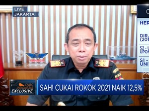 Dirjen Bea & Cukai Jelaskan Alasan Cukai Rokok Naik 12,5%
