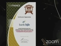 Bank bjb Raih Penghargaan Top 20 Financial Institution 2020