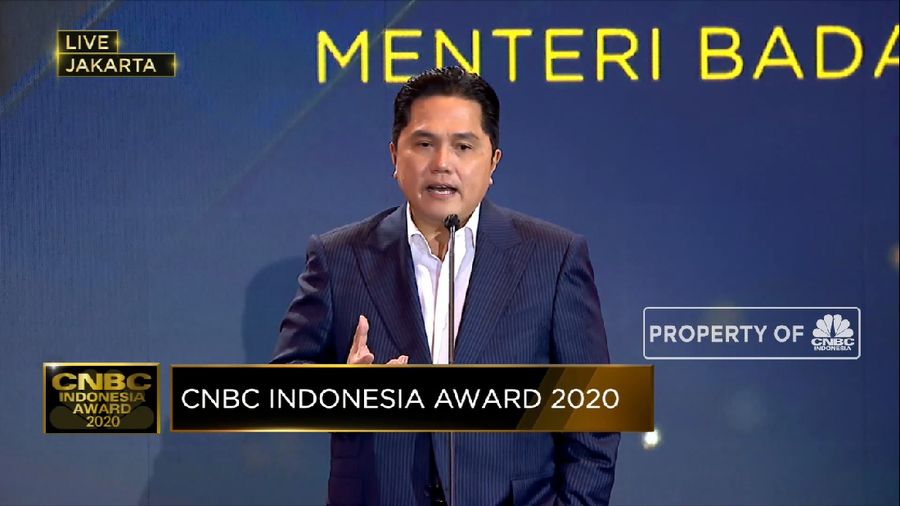 Erick Thohir Raih Penghargaan The Most Influential Minister (CNBC Indonesia TV)