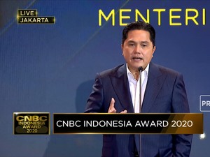 Erick Thohir Raih Penghargaan The Most Influential Minister
