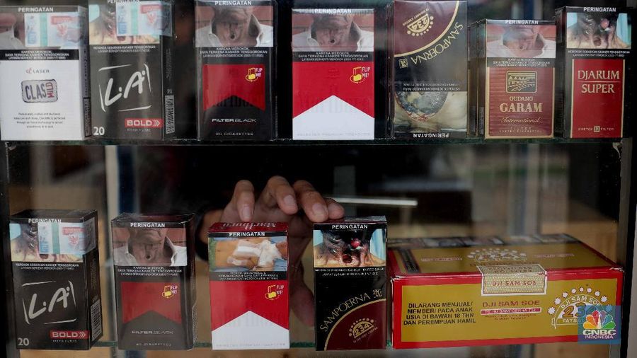 Ilustrasi cukai rokok. (²©²ÊÍøÕ¾/Muhammad Sabki)
