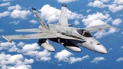 jet tempur F-18. (Dok: Korps Marinir Amerika Serikat)