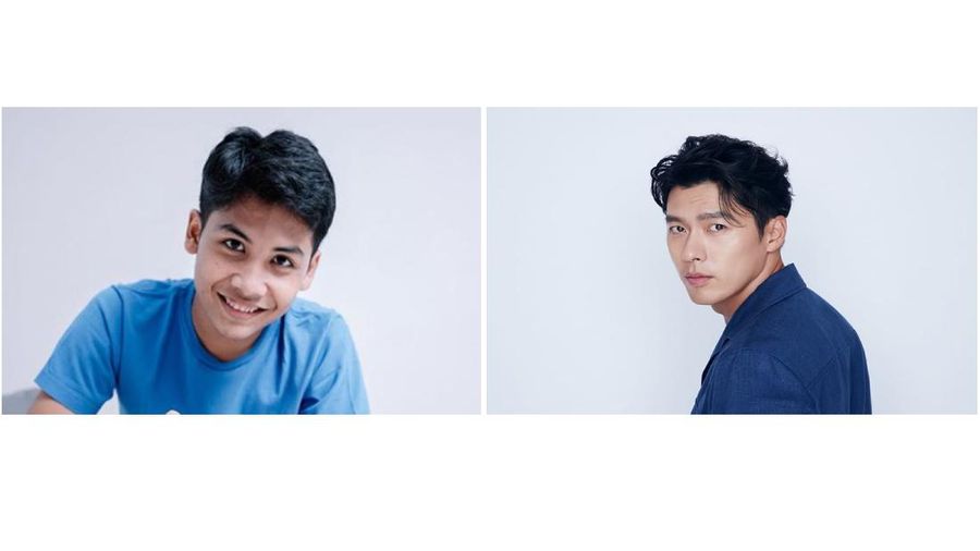Kolase Bintang Emon dan Hyun Bin. Ist