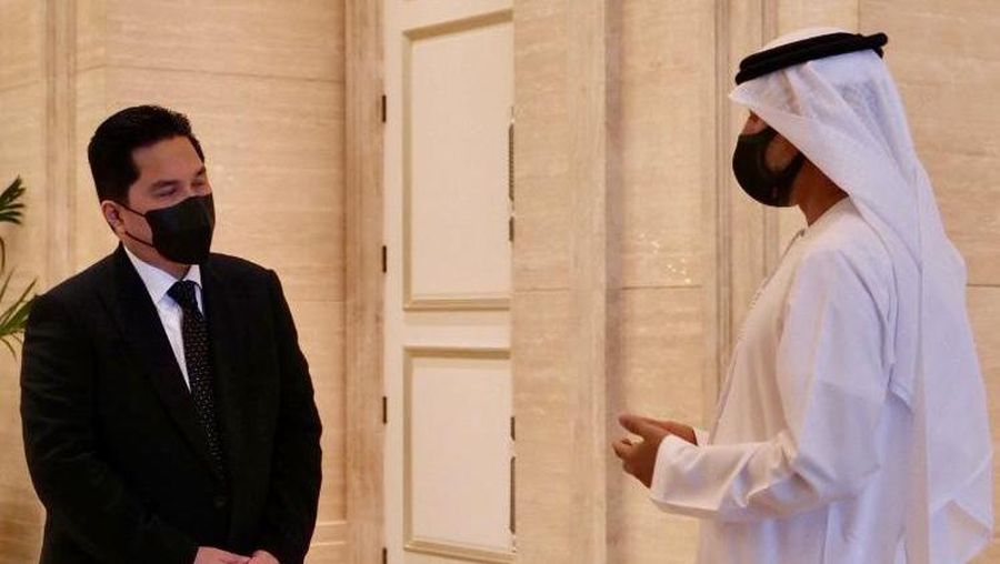 Menko Marves dan Menteri BUMN jajaki kerjasama investasi dan ekonomi dengan Uni Arab Emirat dan Arab Saudi Paska Covid-19. (Dok: BUMN)