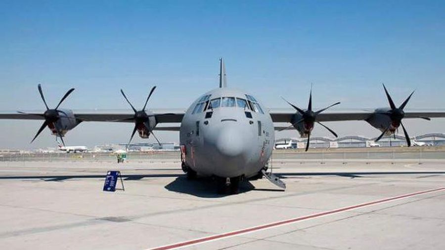 Pesawat angkut militer Hercules, C130J. Ist