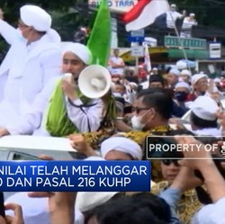 Rizieq Tersangka Kasus Kerumunan