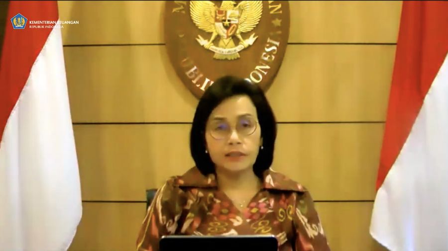 Sri Mulyani press statement kebijakan cukai rokok. (Tangkapan layar YouTube Kemenkeu RI)