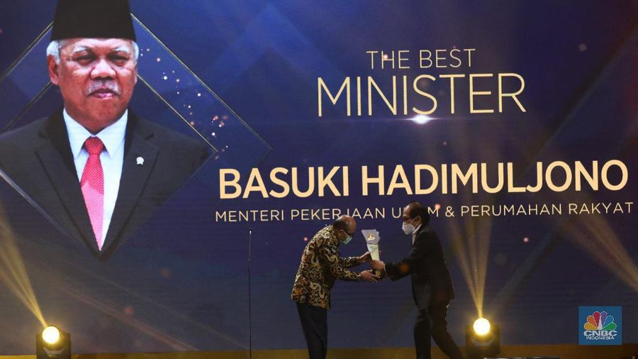 Staf ahli Mentri PUPR Sudirman. (CNBC Indonesia/Andrean Kristianto)