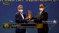 Sunarso Dianugerahi The Best CEO in Banking Transformation