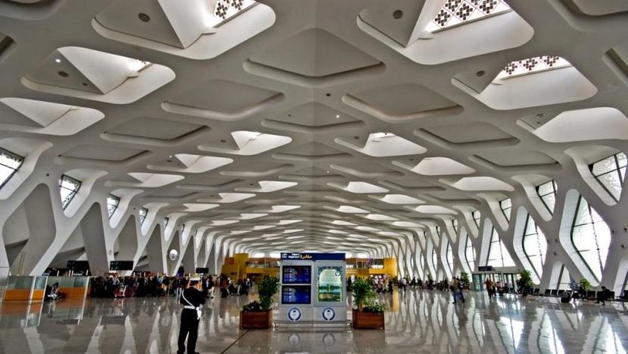 Bandara Internasional Menara di Marrakesh, Maroko. AP/