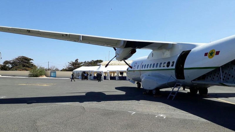 Pesawat pertama yang dibeli Senegal dari PT DI yakni CN235-220M Multi Purpose Aircraft. (Dok: PT DI)