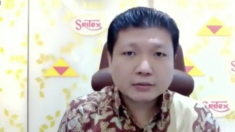 Direktur Utama PT. Sri Rejeki Isman Tbk (Sritex/SRIL) Iwan Setiawan Lukminto. (CNBC Indonesia TV)
