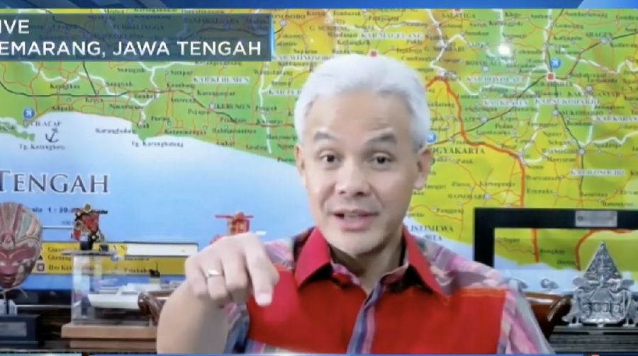Gubernur Jawa Tengah, Ganjar Pranowo (CNBC Indonesia TV)