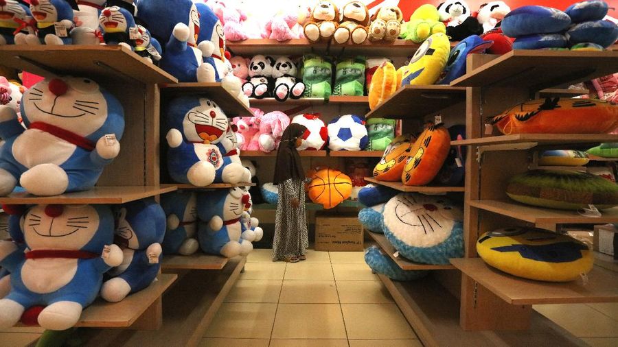 Suasana Borobudur Departmen Store, Ciledug Raya, Tangerang Selatan yang Sepi Pengunjung (CNBC Indonesia/Tri Susilo)