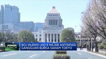 BOJ Injeksi USD 6 Miliar Antisipasi Gangguan Bursa Saham