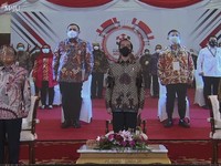 Puncak Hakordia 2020, Jokowi tak Sebut Menteri yang Korupsi
