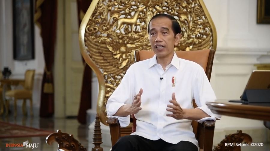Jokowi Saat Keterangan Pers Presiden RI Vaksin Gratis, Istana Merdeka, 16 Desember 2020