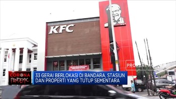 Karena Corona, KFC Tutup 33 Gerai