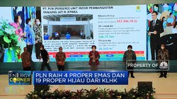 PLN Raih 4 Proper Emas dan 19 Proper Hijau dari KLHK
