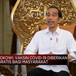 Presiden Jokowi Pastikan Vaksin Covid-19 Gratis!