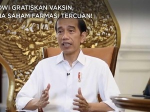 Jokowi Gratiskan Vaksin, Ini Dia Saham Farmasi Tercuan!