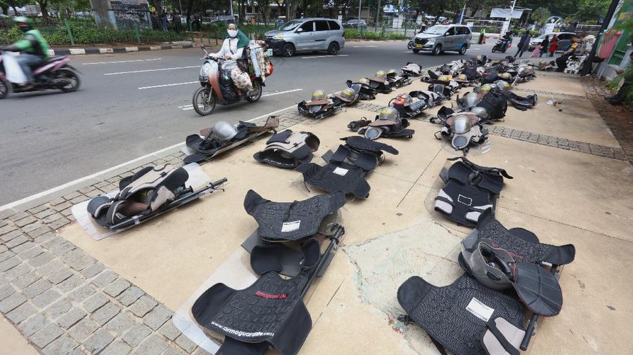 Persiapan Demo 1812, Polisi Gabungan Siagakan 5.000 Personil (CNBC Indonesia/Tri Susilo)
