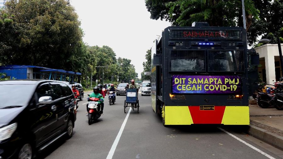 Persiapan Demo 1812, Polisi Gabungan Siagakan 5.000 Personil (CNBC Indonesia/Tri Susilo)