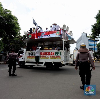 Penampakan Massa Aksi 1812 Menuju Istana Diminta Putar Balik!