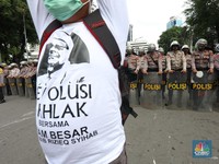 Aksi 1812 Dibubarkan Paksa! Polisi Tangkap Sejumlah Pedemo
