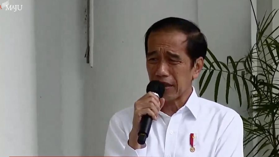 Presiden Jokowi saat Pemberian Bantuan Modal Kerja, Istana Kepresidenan Bogor, 18 Desember 2020. (Tangkapan Layar Youtube)