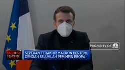 Presiden Prancis Emmanuel Macron Positif Covid-19