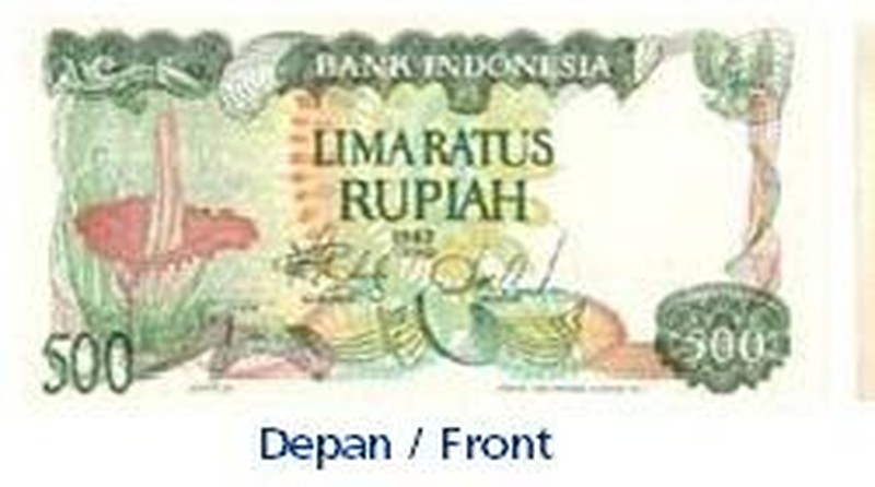 Uang kertas pecahan Rp 10.000 Tahun Emisi 1979. (Dok. Bank Indonesia.)