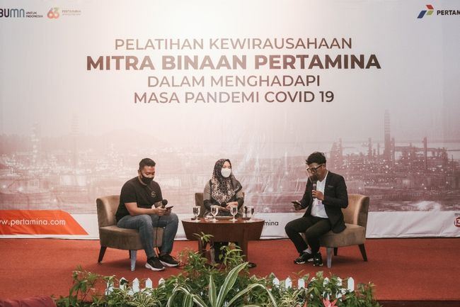 Hadapi Pandemi Pertamina Suntik Ilmu Kepada Mitra Binaan