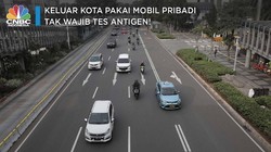 Pengumuman! ke Luar Kota Via Mobil Pribadi Tak Wajib Antigen