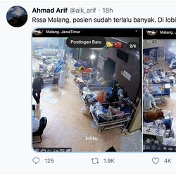 RS Saiful Anwar Malang Penuh Pasien, Ini Penjelasan Manajemen